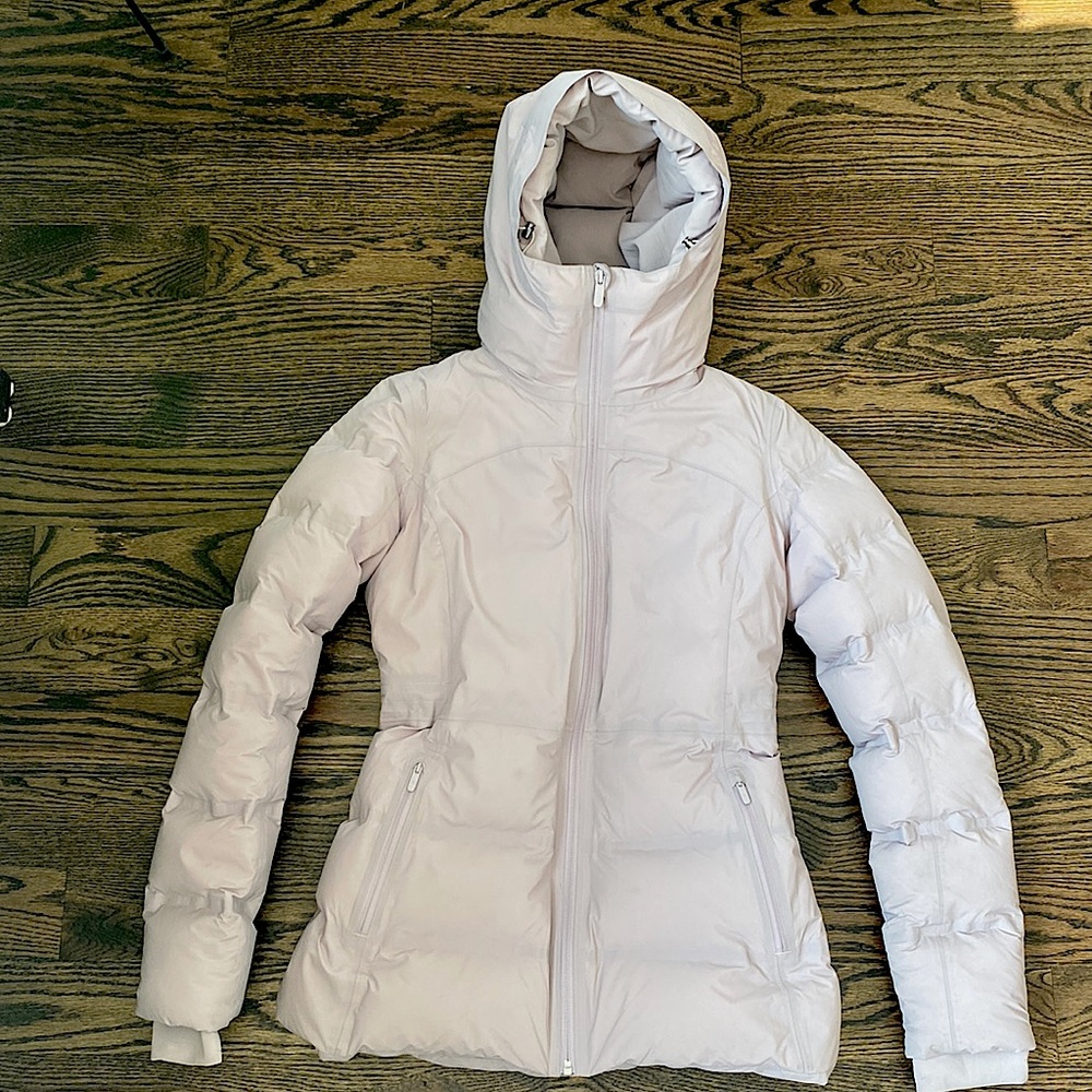 Lululemon Athletica Street Sleet Down Jacket, Smoky Blush Size 4